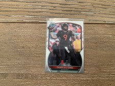  2022 Bowman Chrome University Football Tyler Van Dyke #7 Miami Hurricanes