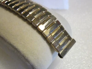 NOS VTG 1950's-60's Morflex Gold Scissor Expansion Band Stainless 17.5MM 11/16"" - Picture 1 of 12