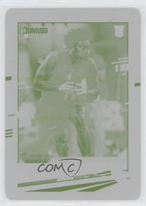 2020 Panini Donruss Printing Plate Yellow 1/1 Devin Asiasi #296 Rookie RC r1i