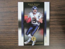 2005 Ultimate Collection # 79 Drew Brees Card San Diego Chargers # 497 of # 550