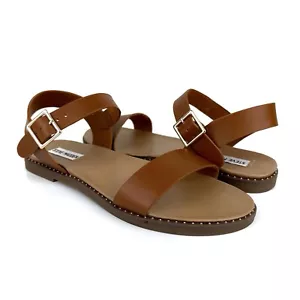 Steve Madden sandali bassi donna Tesa slingback marrone taglia 10 - Foto 1 di 9
