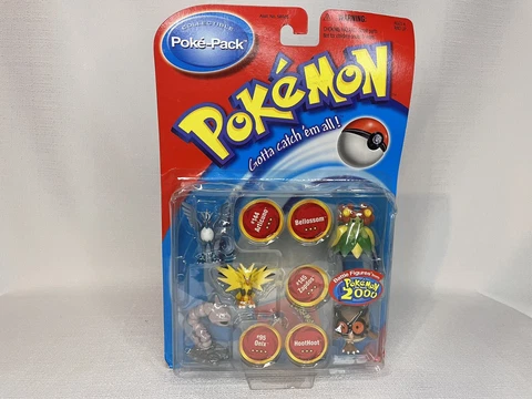 Pokemon Movie 2000 Battle Figures Poke Pack Unopened Zapdos Articuno Onix Cover