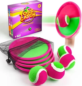 Self-Stick Toss and Catch Game Set, Kids Toys Paddles and Toss Ball Sports Game - Picture 1 of 12
