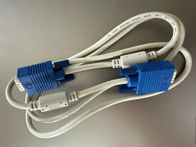 S-VGA Kabel 15pol HD Stecker / Stecker beige 1,5 m - Bild 1 von 4