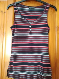 NEW LADIES SLEEVELESS BLOUSE TOP SIZE 8 - Picture 1 of 3