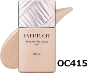 Base líquida KOSE ESPRIQUE Synchro Fit OC415 ocre UV SPF25/PA++ 30 g - Imagen 1 de 2