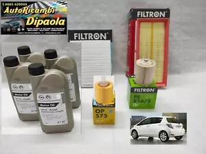 KIT TAGLIANDO TOYOTA YARIS P13 2011> 1.4 D-4D DIESEL 66KW 90CV 4L 5W30 + FILTRI - Foto 1 di 3