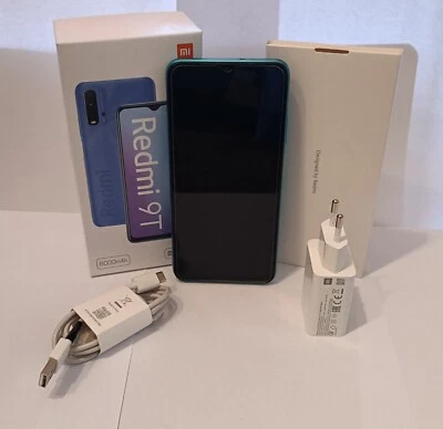 Xiaomi Redmi 9T Ocean Green 4gb Ram 64gb Rom Dual Sim Pari al Nuovo - Immagine 1 di 4
