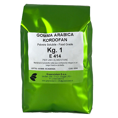 Gomma Arabica Kg. 1 - E414 - Pura Alimentare - Polvere  Kordofan • 13€