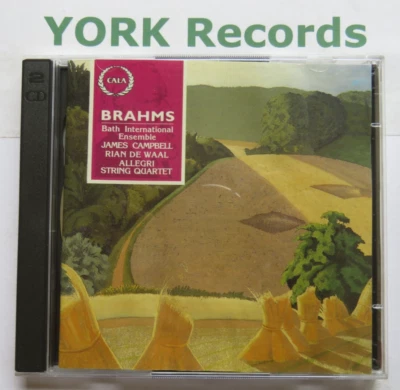 BRAHMS - Clarinet & Piano Quintets CAMPBELL / DE WAAL - Ex Con 2 CD Set Cala - Image 1 of 3