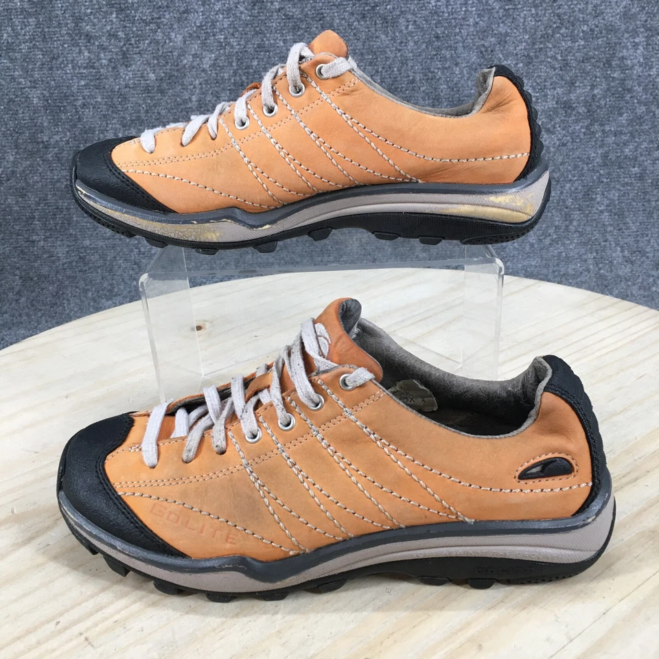 GoLite Zapatos Mujer 7.5 Lime Lite Atléticos Senderismo Trail Tenis Naranja Gamuza Foto 1 de 4