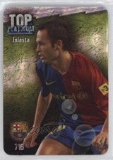 2008-09 Mundicromo Las Fichas de la Liga Top Platinum Andres Iniesta #716