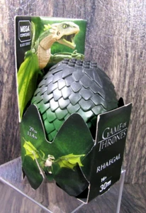 Mega Construx Black Series Rhaegal Green Dragon Egg Game of Thrones Collectible - Picture 1 of 8