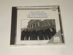 Denon MASTERSONIC - Wiener Kammerensemble - JAPAN CD - MOZART - 2 Divertimenti - Picture 1 of 2
