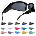 Wrap Around Fashion Sunglasses for Women Men Trendy Futuristic Oval Sun Glasses