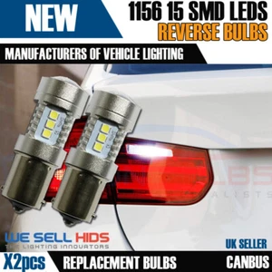 2X 15 LED 1156 P21W White Canbus Reverse Light Bulbs Bmw 3 Series F30 F31 12V UK - Picture 1 of 3