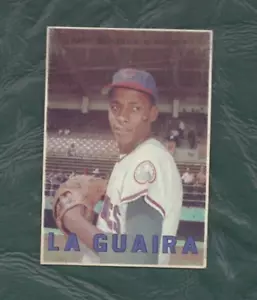 Tarjeta de béisbol venezolana Topps 1967 #60 Juan Quintana La Guaira BUEN daño trasero - Imagen 1 de 2