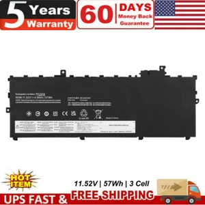New 01AV430 01AV494 Battery for Lenovo ThinkPad X1 Carbon 5th 6th Gen SB10K97588 - Picture 1 of 15