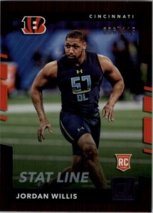 2017 Donruss Season Stat Line #383 Jordan Willis /115