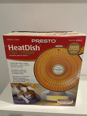 🔥 Calentador eléctrico parabólico Presto Heat Dish 1000W Foto 1 de 4