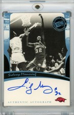 2006-07 Press Pass Legends Arkansas Razorbacks Sidney Moncrief Signatures