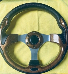 E-Z-GO GOLF CART Pro-Fit 13" WOOD GRAIN- Steering Wheel- ON SALE - Picture 1 of 1