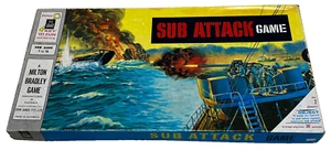 SUB ATTACK GAME : 1965 Rare Australian Vintage Game - By Milton Bradley - Picture 1 of 9