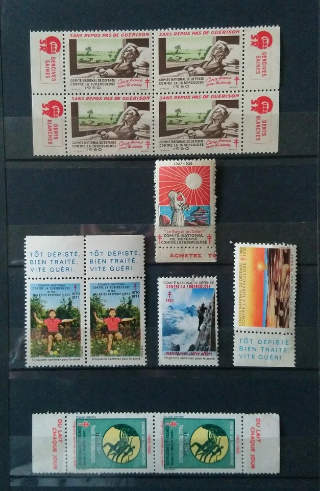 France Lot 11 Vignettes Contre la Tuberculose / NEUF **  - Photo 1/1