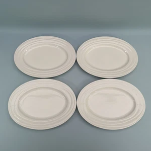 Jamie Oliver Waves 4 Oval Dinner Plates Retro Home Dining - Picture 1 of 13