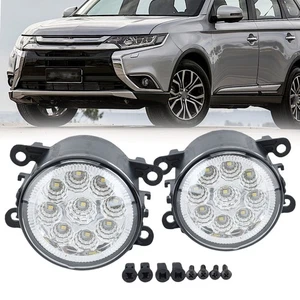 LED Fog Light Driving Lamp PAIR For Mitsubishi Outlander Sport RVR ASX Eclipse - Foto 1 di 20