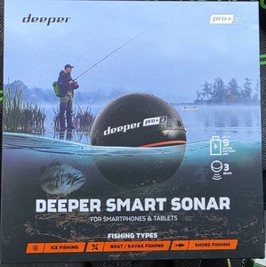 Deeper PRO+ 2 (Plus 2) Sonar Fish Finder For Smartphones and tablets New Model - Picture 1 of 4