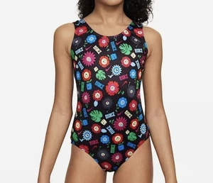 Nike Girls One Piece Bathing Suit Size Large - Picture 1 of 7