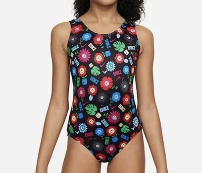 Traje de baño de una pieza Nike para niñas talla grande Foto 1 de 4