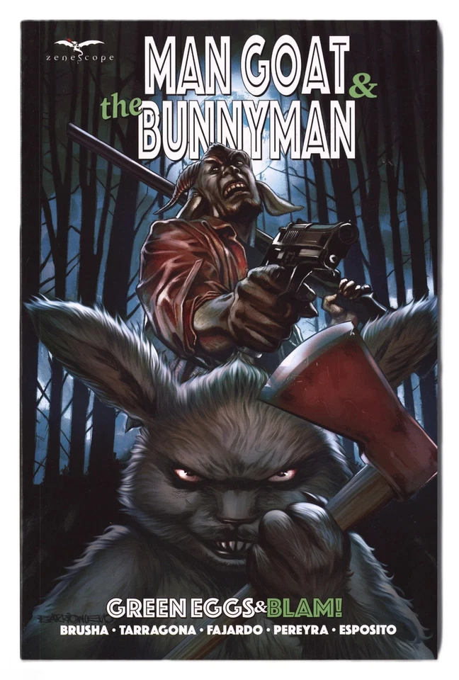 Man Goat & Bunnyman: ¡Huevos verdes y culpa! Novela gráfica TPB (2025) Foto 1 de 1