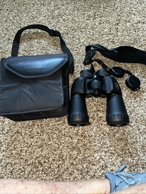 Nikon Action Binoculars 10X50-6.5 With Case 10X Magnifiation OBJ Lens Dia 50MM - Image 1 of 4