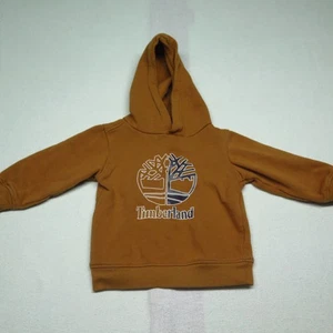 Timberland Toddler Brown Pullover Hoodie Jacket Size 24M - Picture 1 of 9