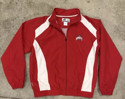Ohio State Team Issue Jacket - Large - Full Zip - Russell Athletic - OSU Logo - Image 1 of 4