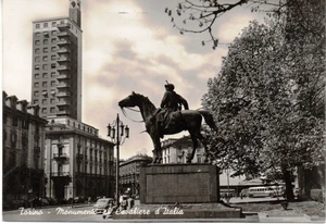 pi 280- 1955 TURIN Denkmal für den Ritter Italiens - Postkarte sehr guter Zustand - Aufl. Grafolux - Bild 1 von 1