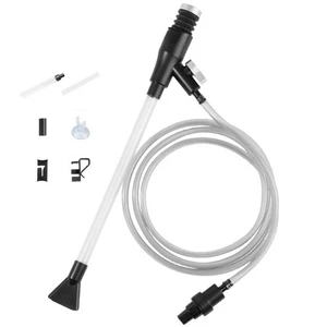 Fish Tank For Gravel Sand Siphon Vacuum Cleaner Aquarium Water Change Tool - Picture 1 of 19