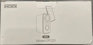IHOXIX DF220 Wireless Outdoor Security Camera with Solar Panel  - White - Picture 1 of 4