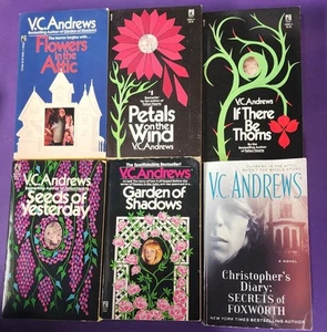 VC Andrews The Dollanganger Series Complete 5 Book Set + Christopher's Diary - Imagen 1 de 17