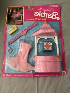 Barbie Wedding Day Bridal Shower #7267 Rare 1991 Gifts Wishing Well - Picture 1 of 2