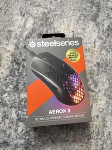 SteelSeries Aerox 3 Wired Optical Gaming Mouse - Onyx (2022 Edition) - Bild 1 von 2