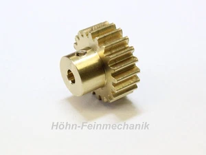 Stirnzahnrad, Zahnrad, Modul 1,0, aus Messing, 20 Zähne - Bild 1 von 1