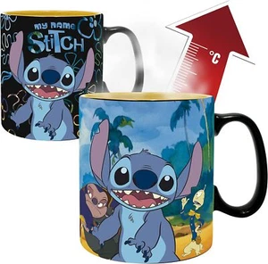 OFFICIAL DISNEY LILO & STITCH HEAT CHANGING MAGIC COFFEE MUG CUP NEW IN BOX ABY - Bild 1 von 3