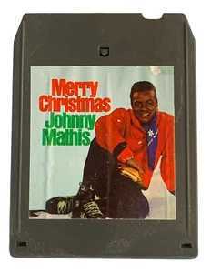 Merry Christmas Johnny Mathis 8 Track Tape - Picture 1 of 4