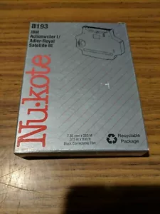 NOS Nu-Kote B193 Typewriter Ribbon For IBM Action writer And Adler-Satellite III - Picture 1 of 4