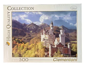 Clementoni Jigsaw Puzzle High Quality Collection “Neuschwanstein”500pcs Box Wear - Picture 1 of 6