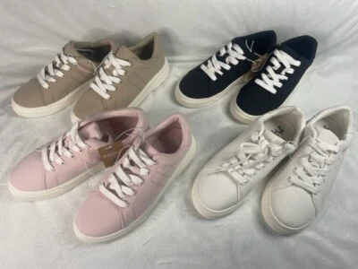 Mad Love Sia Lace Up Low Top Canvas Sneakers Women's - Choose Size & Color - Image 1 of 4