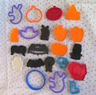 Vintage Lot of 21 Halloween COOKIE CUTTERS! Ghost-Black Cat-Pumpkin-Spider-Witch